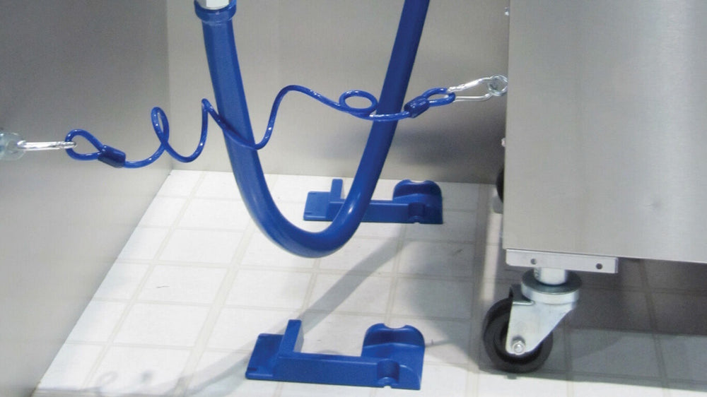 Dormont PS Safety-Set Equipment Caster Placement System - Blue