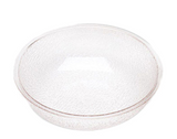 Cambro PSB12176 Camwear Polycarbonate Round Pebbled Serving/Salad Bowl 12" dia. - 5.8 qt. - Clear