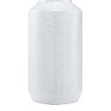 Winco PSR-9 Color-Coded Plastic Spray Bottle with Green Trigger Nozzle and Collar 28 oz. - White - 50/Case