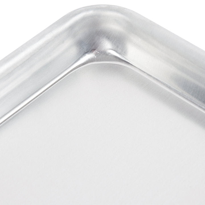 Vollrath 5315 Wear-Ever Full Size NSF 12 Gauge 18" x 26" Sanitary Open Bead Rim Aluminum Bun / Sheet Pan