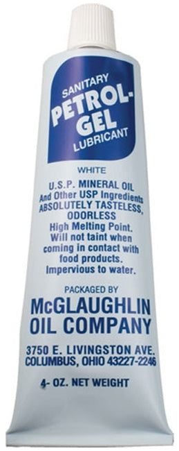 Jayhawk Q-666 Petrol-Gel Sanitary Lubricant 4 oz. - Food Grade
