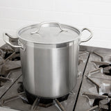Vollrath 3503 Optio Stainless Steel Stock Pot with Cover- 11 Qt