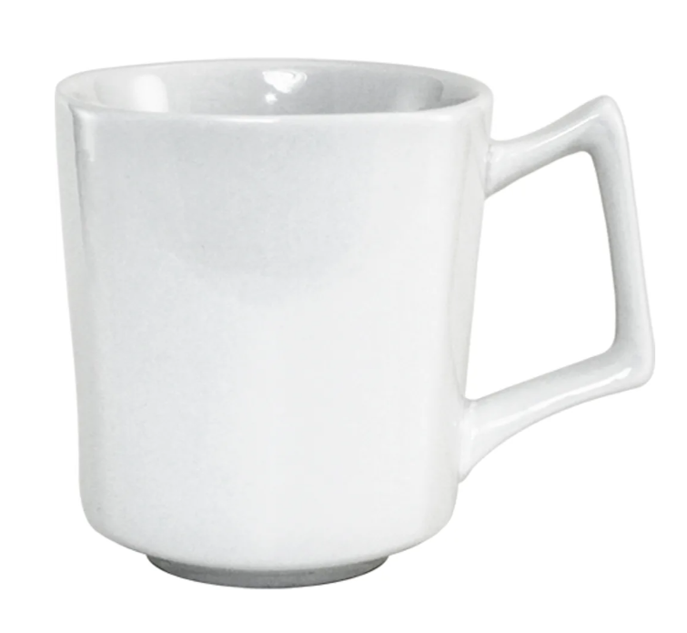 International Tableware QP-17 12 oz Quad Cup - Porcelain, European White