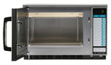 Sharp R-25JTF Stainless Steel Heavy Duty Commercial  Microwave Oven with Touch Pad Controls 20-1/8" - 0.7 cu. ft. - 230/208V, 2100W