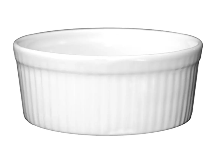 International Tableware RAMF-8-EW 6 oz Ramekin - Porcelain, European White