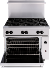 Wolf C36S-6BN Challenger XL Restaurant Gas Range w/ Standard Oven & 6 Burners 36" NG - 215,000 BTU