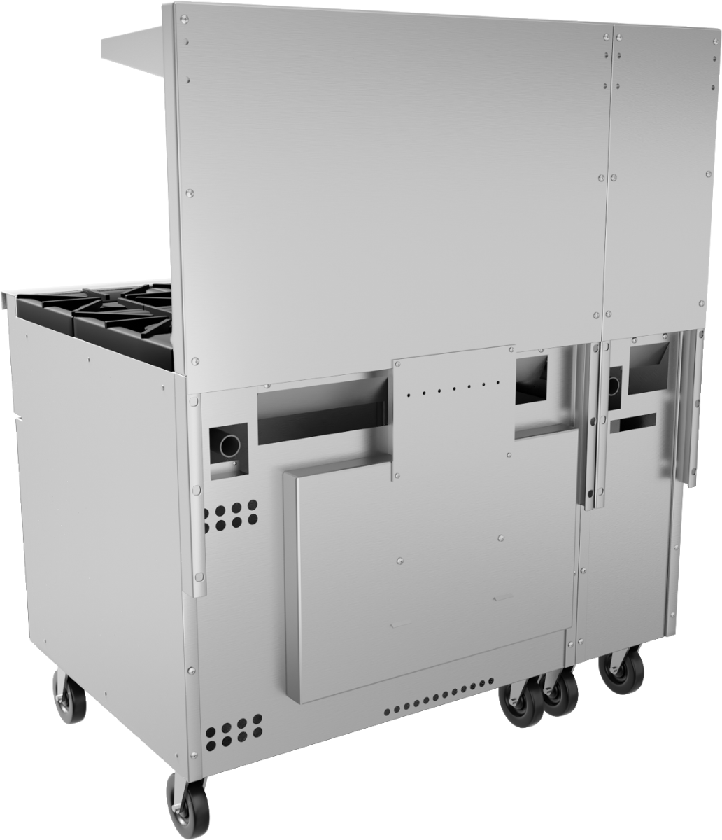 Vulcan 48S-8B Endurance Natural Gas Range 8 Burner w/ Standard Oven & Cabinet 48" - 275,000 BTU