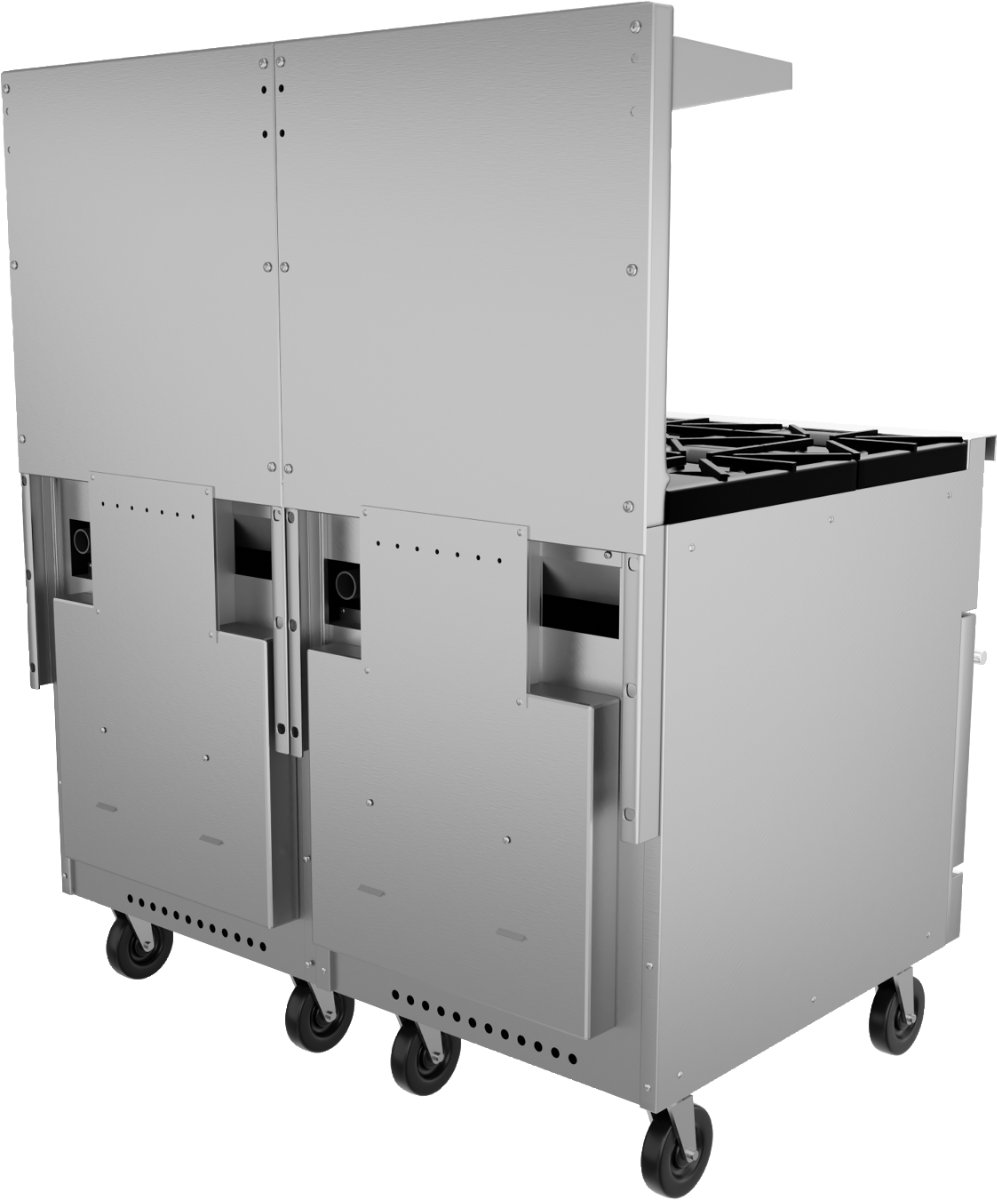 Vulcan 48SS-8B Endurance Natural Gas Range 8 Burners & 2 Standard Ovens 48" - 286,000 BTU