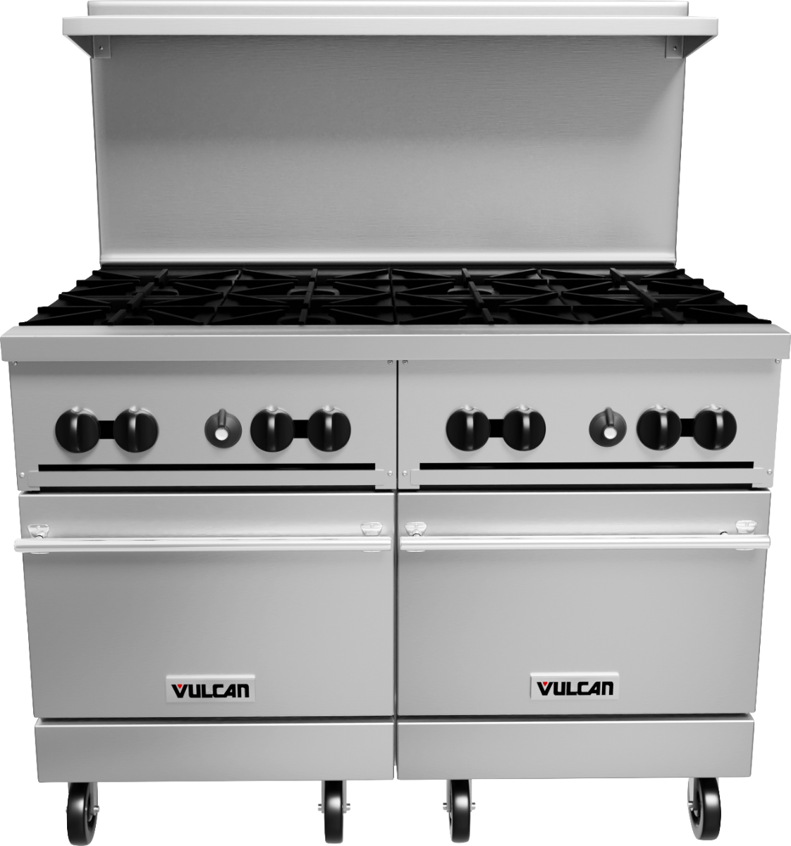 Vulcan 48SS-8B Endurance Natural Gas Range 8 Burners & 2 Standard Ovens 48" - 286,000 BTU