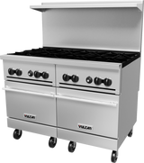 Vulcan 48SS-8B Endurance Natural Gas Range 8 Burners & 2 Standard Ovens 48" - 286,000 BTU