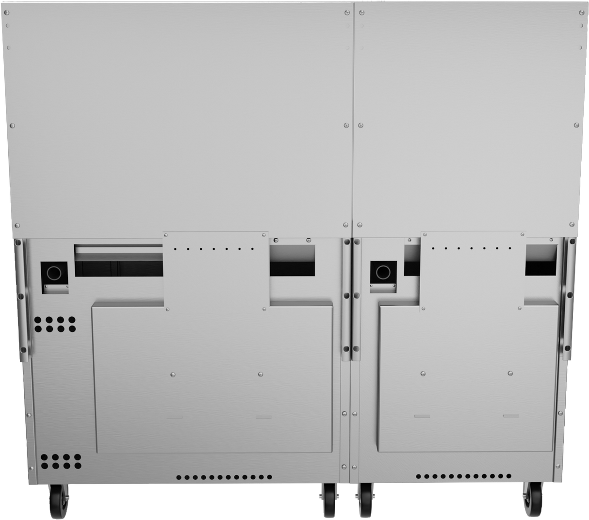 Vulcan 60SS-6B24CBP Endurance LP Range 6 Burners w/ Charbroiler & Two Standard Ovens 60" - 302,000 BTU