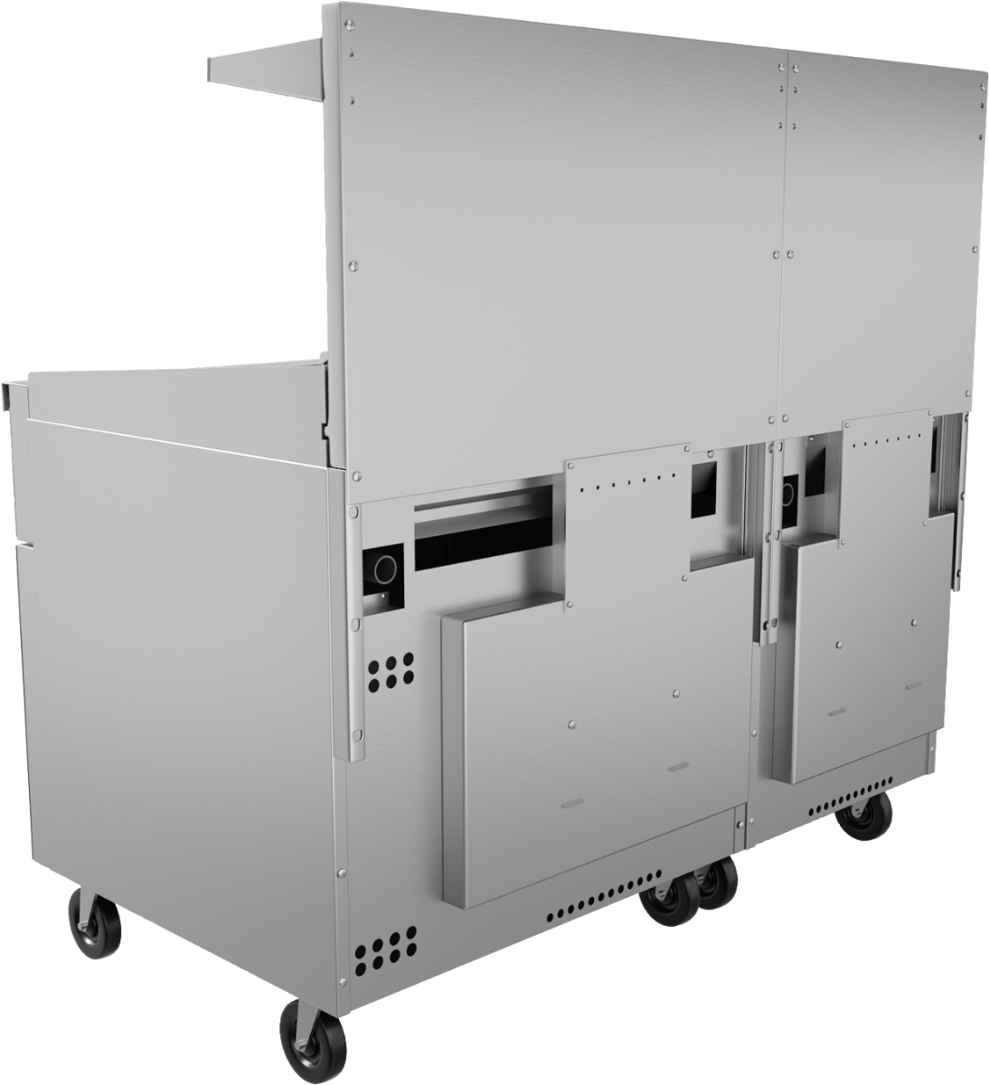 Vulcan 60SS-6B24CBP Endurance LP Range 6 Burners w/ Charbroiler & Two Standard Ovens 60" - 302,000 BTU