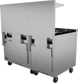 Vulcan 60SS-6B24CBP Endurance LP Range 6 Burners w/ Charbroiler & Two Standard Ovens 60" - 302,000 BTU