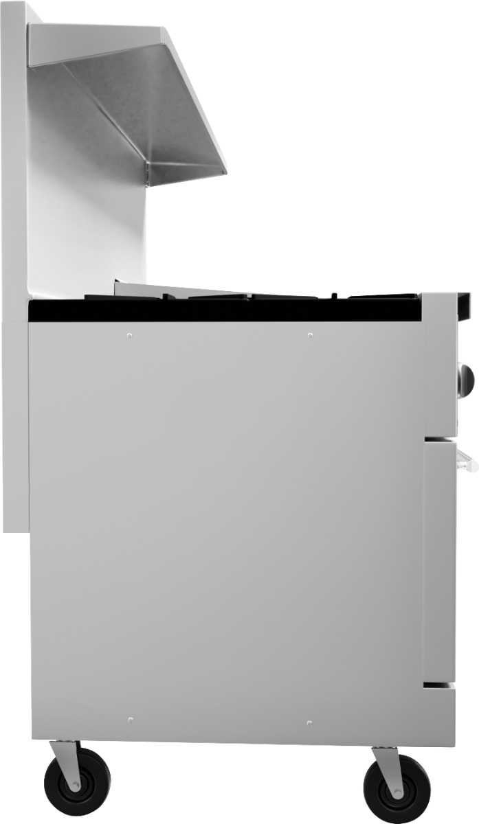 Vulcan 60SS-6B24GT Endurance Natural Gas Range 6 Burners w/ Thermostaic Griddle & 2 Standard Ovens 60" - 278,000 BTU