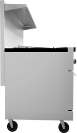 Vulcan 60SS-6B24GT Endurance Natural Gas Range 6 Burners w/ Thermostaic Griddle & 2 Standard Ovens 60" - 278,000 BTU