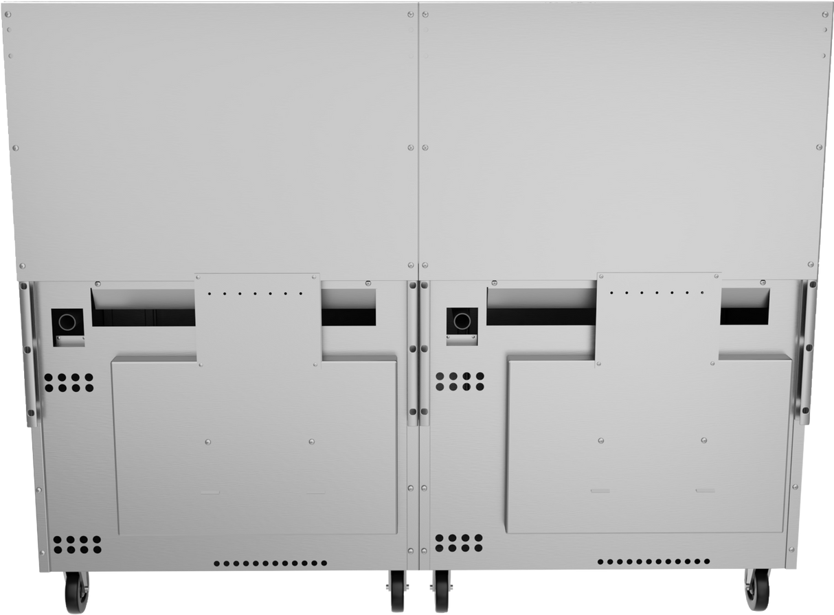 Vulcan 72SS-12B Endurance Liquid Propane Gas Range w/ 12 Burners & Two Standard Oven Bases 72" - 430,000 BTU