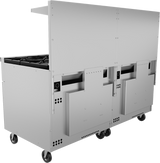 Vulcan 72SS-12B Endurance Liquid Propane Gas Range w/ 12 Burners & Two Standard Oven Bases 72" - 430,000 BTU