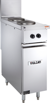 Vulcan EV24-S-2HT-240 Endurance Electric Range Two Hot Tops w/ Oven Base 24" - 240V