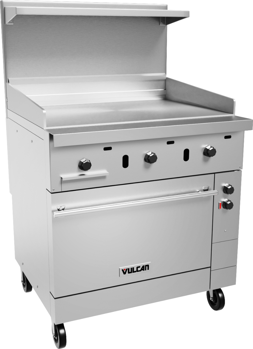 Vulcan EV36-S-36G208 Endurance 36" Range Elec w/ Griddle Top & Standard Oven -208V, 15.2kW