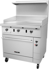 Vulcan EV36-S-36G240 Endurance 36" Range Elec w/ Griddle Top & Standard Oven - 240V, 15.2kW