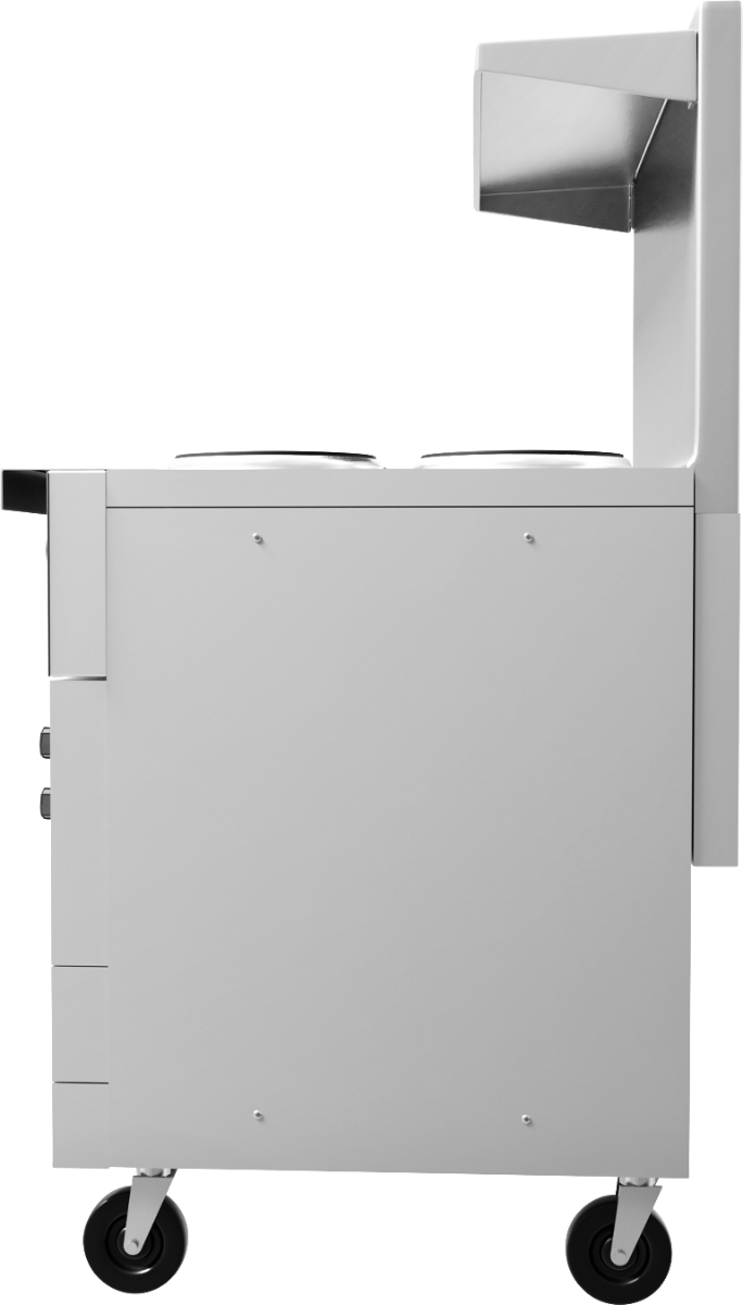 Vulcan EV36-S-6FP-240 Endurance Six French Plates 36" Range Elec w/ Oven Base -240V, 17kW