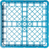 Carlisle RB14 OptiClean 1-Compartment Full Size Dishwasher Open / Bowl Rack - Blue