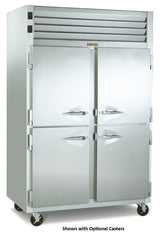 Traulsen RDH232WUT-HHS Spec-Line 2-Section 4 Solid Half Door Dual Temp Reach-In Refrigerator / Heated Holding Cabinet 58" - 46.86 cu. ft.