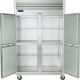 Traulsen G20003 2-Section Left/Left Hinged 4 Solid Half Door Reach-In Refrigerator 52" - 46 Cu. Ft.