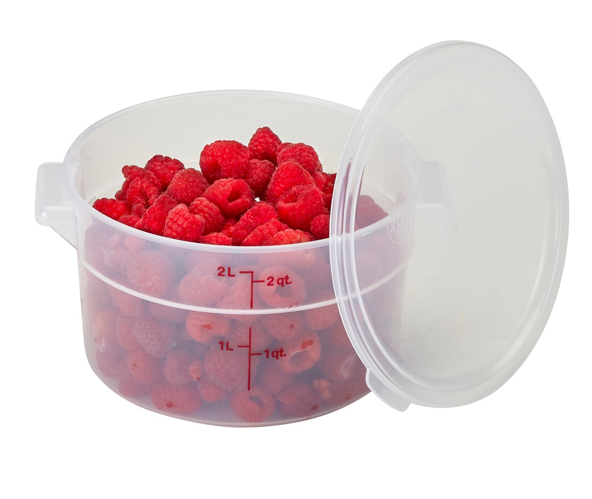 Cambro RFS2PP190 Food Storage Container, Round, Polypropylene 2 qt.