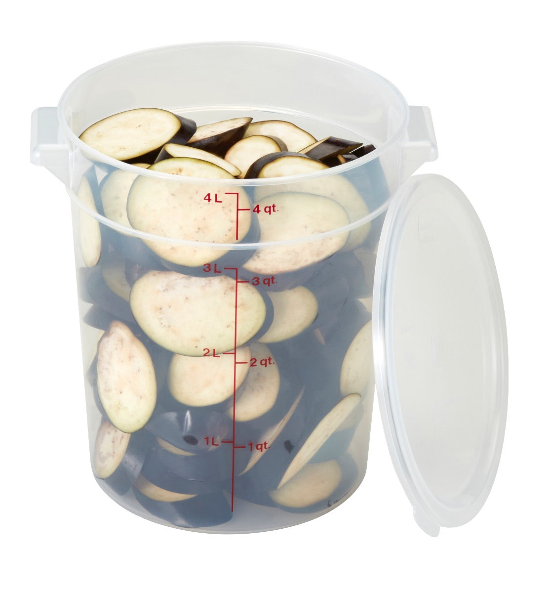 RFS4PP190 Container round translucent plastic 4 qt 8-3/16