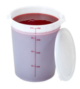 Cambro RFS8148 Food Storage Container, Round, Polyethylene 8 qt.