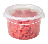 Cambro RFSC12PP190 Lid, Container, Translucent, Round