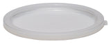 Cambro RFS22148 Round Food Storage Container Cover - fits 22 qt. - Natural White