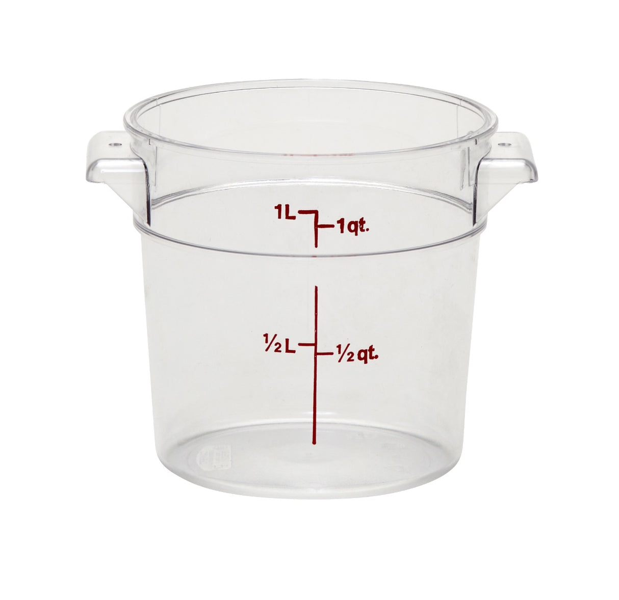 Cambro RFSCW1135 Food Storage Container, Round, Camwear 1 qt.