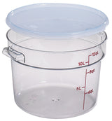 Cambro RFSCW12135 Food Storage Container, Round, Camwear 12 qt.