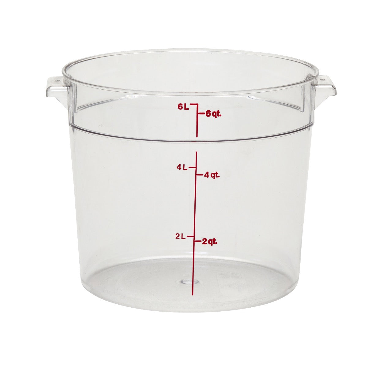 Cambro RFSCW6135 Food Storage Container, Round, Camwear 6 qt.