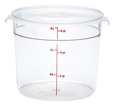 Cambro RFSCW6135 Food Storage Container, Round, Camwear 6 qt.