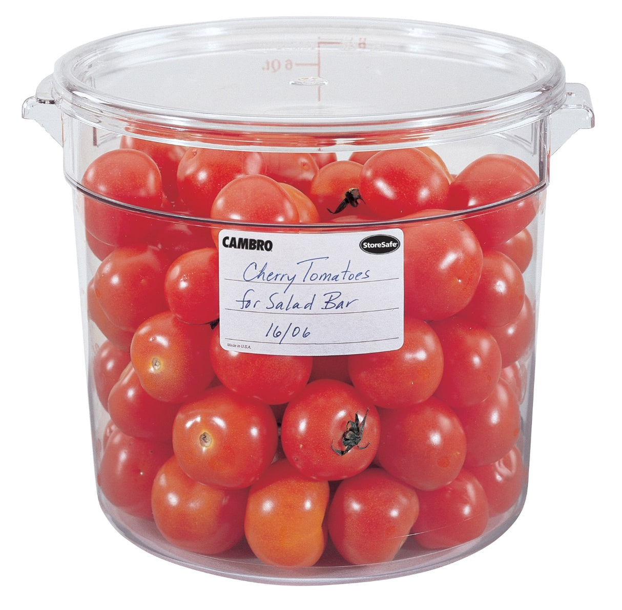 Cambro RFSCW6135 Food Storage Container, Round, Camwear 6 qt.