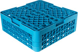 Carlisle RG25-214 OptiClean 25-Compartment Dishwasher Glass Rack - Blue