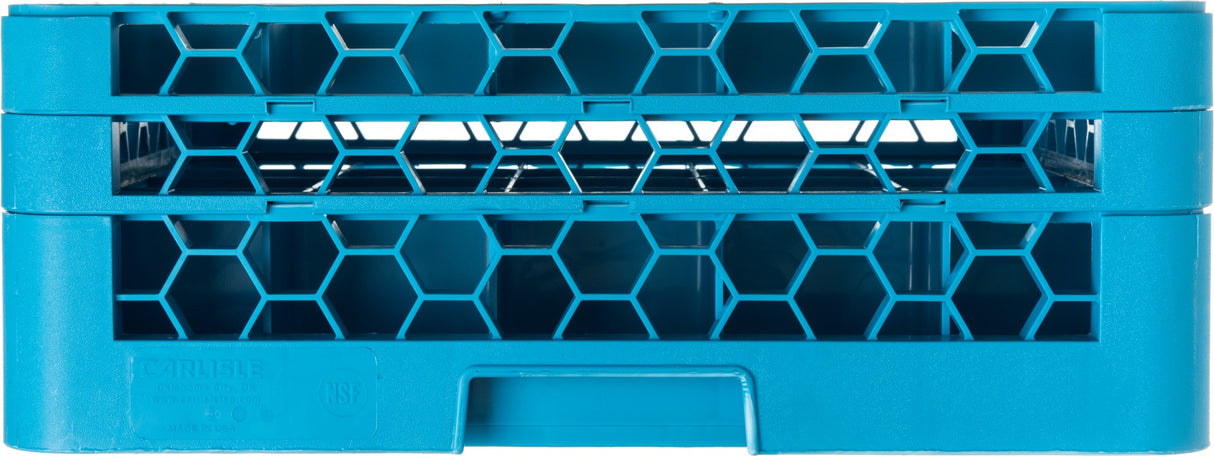 Carlisle RG25-214 OptiClean 25-Compartment Dishwasher Glass Rack - Blue