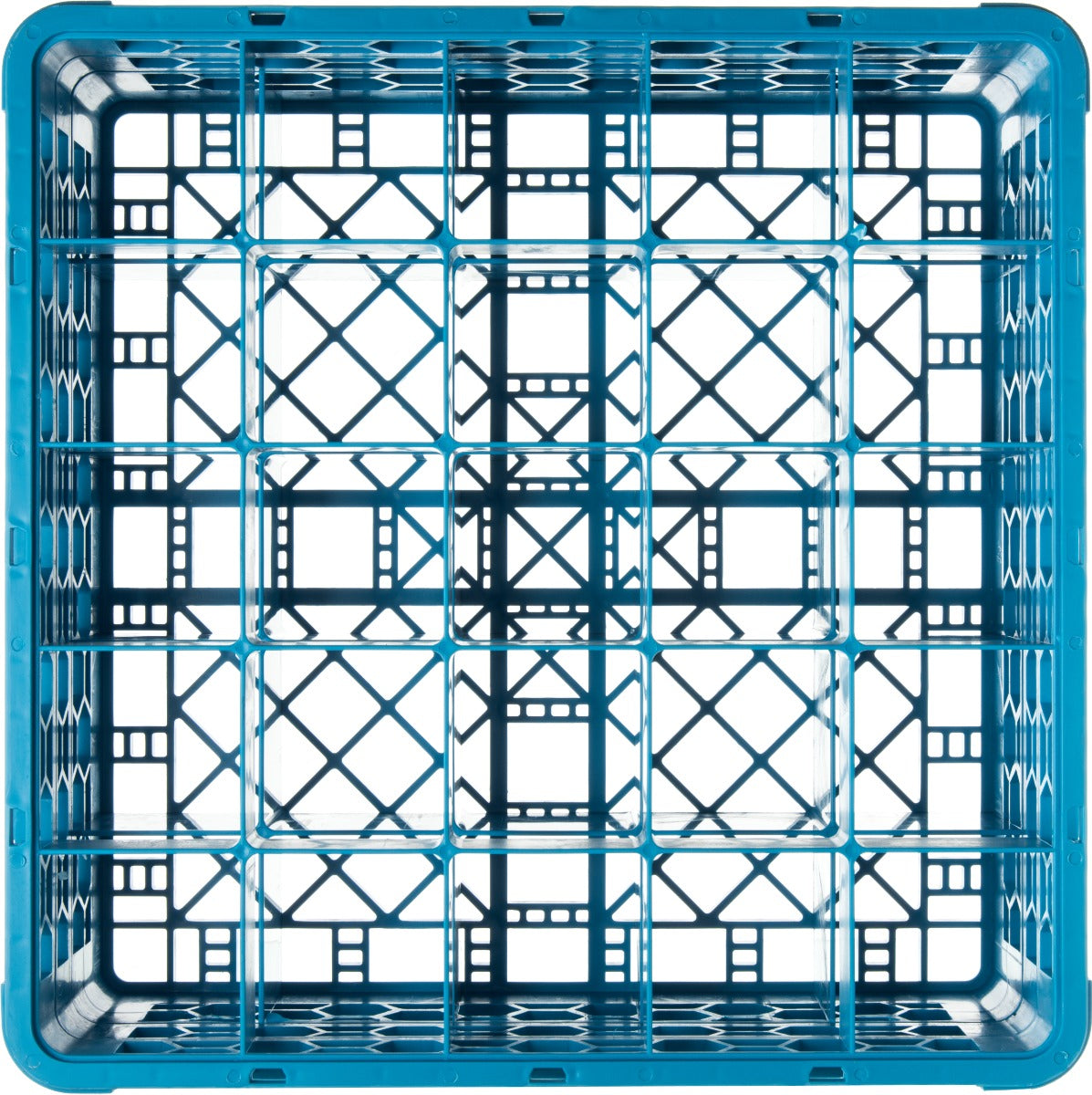 Carlisle RG25-214 OptiClean 25-Compartment Dishwasher Glass Rack - Blue