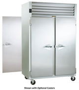 Traulsen RHF232WP-FHS Spec-Line 2-Section 2 Solid Door Reach-In Pass-Thru Heated Holding Cabinet 58" - 53.38 cu. ft.