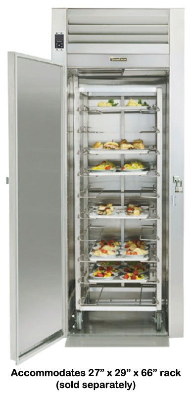 Traulsen RI132L-COR01 1-Section Left Hinged 1 Solid Door Correctional Roll-In Heated Holding Cabinet 35-1/2" - Accepts 66"H Racks - 35.3 cu. ft. - 208-230/115v