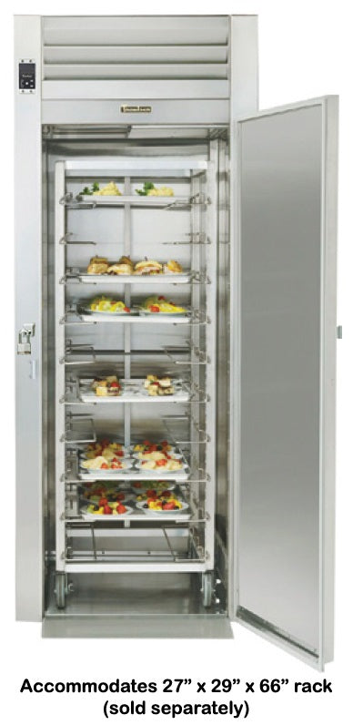 Traulsen RI132L-COR02 1-Section Right Hinged 1 Solid Door Correctional Roll-In Heated Holding Cabinet 35-1/2" - Accepts 66"H Racks - 35.3 cu. ft. - 208-230/115v