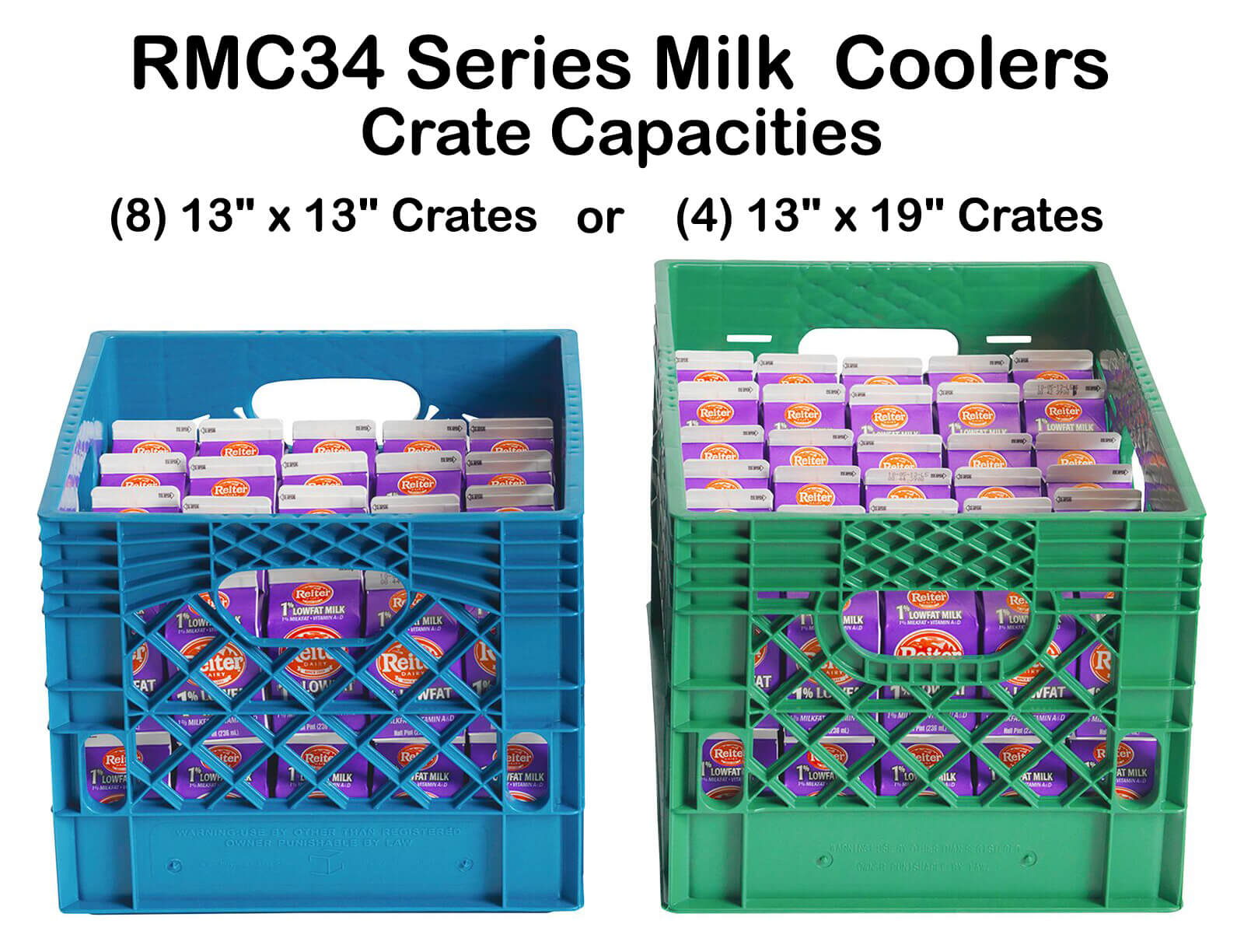 Traulsen RMC34S6 Single Sided Milk Cooler 34