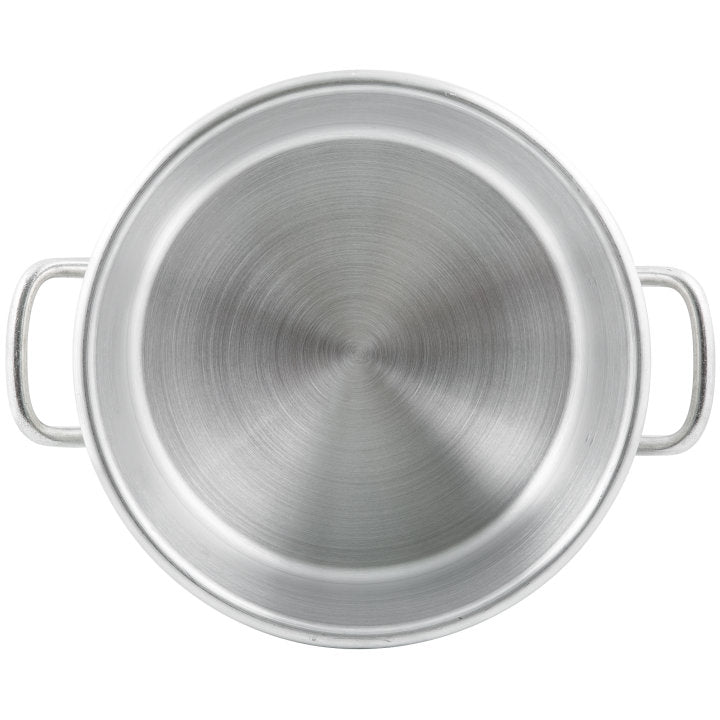 Vollrath 4332 Wear-Ever Rolled Edge Aluminum Sauce Pot-14 Qt.