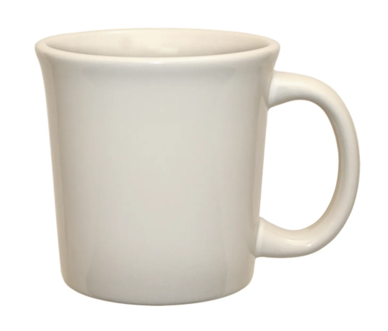 TI RO-38 11 oz Roma™ Delaware Mug - Ceramic, American White