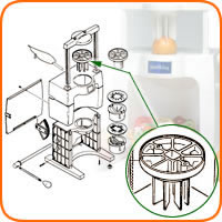 Sunkist S-33 Plunger for Apple Corer Commercial or Pro Sectionizer