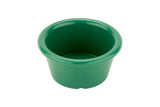 GET S-620-FG Diamond Mardi Gras Melamine Smooth Ramekin 2 oz. - Rainforest Green - 48/Case