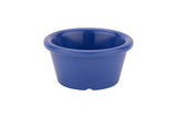 GET S-620-PB Diamond Mardi Gras Melamine Smooth Ramekin 2 oz. - Peacock Blue - 48/Case